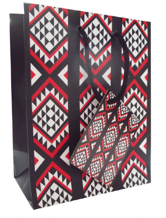 Small gift bag Greenstone Maori design