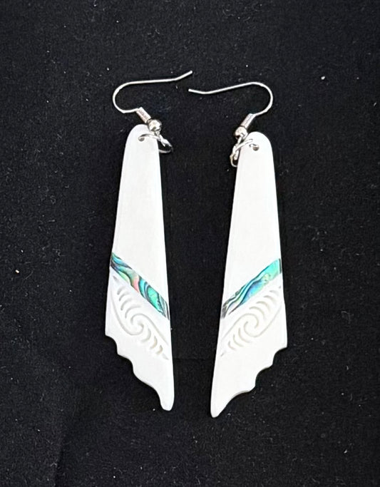 Drop Bone Earrings