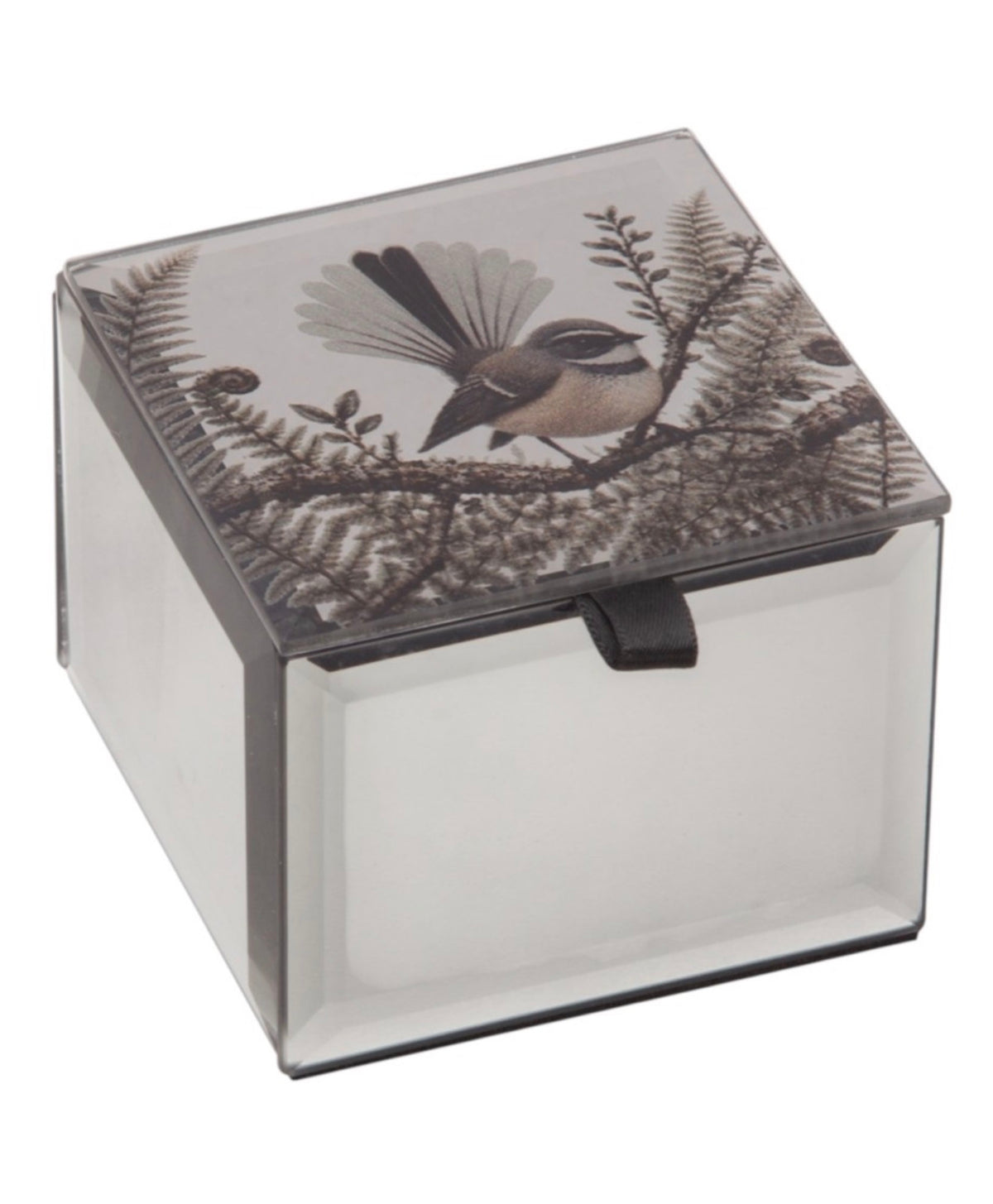 Bling mini trinket box Fantail indent