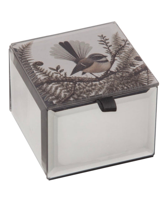 Bling mini trinket box Fantail indent