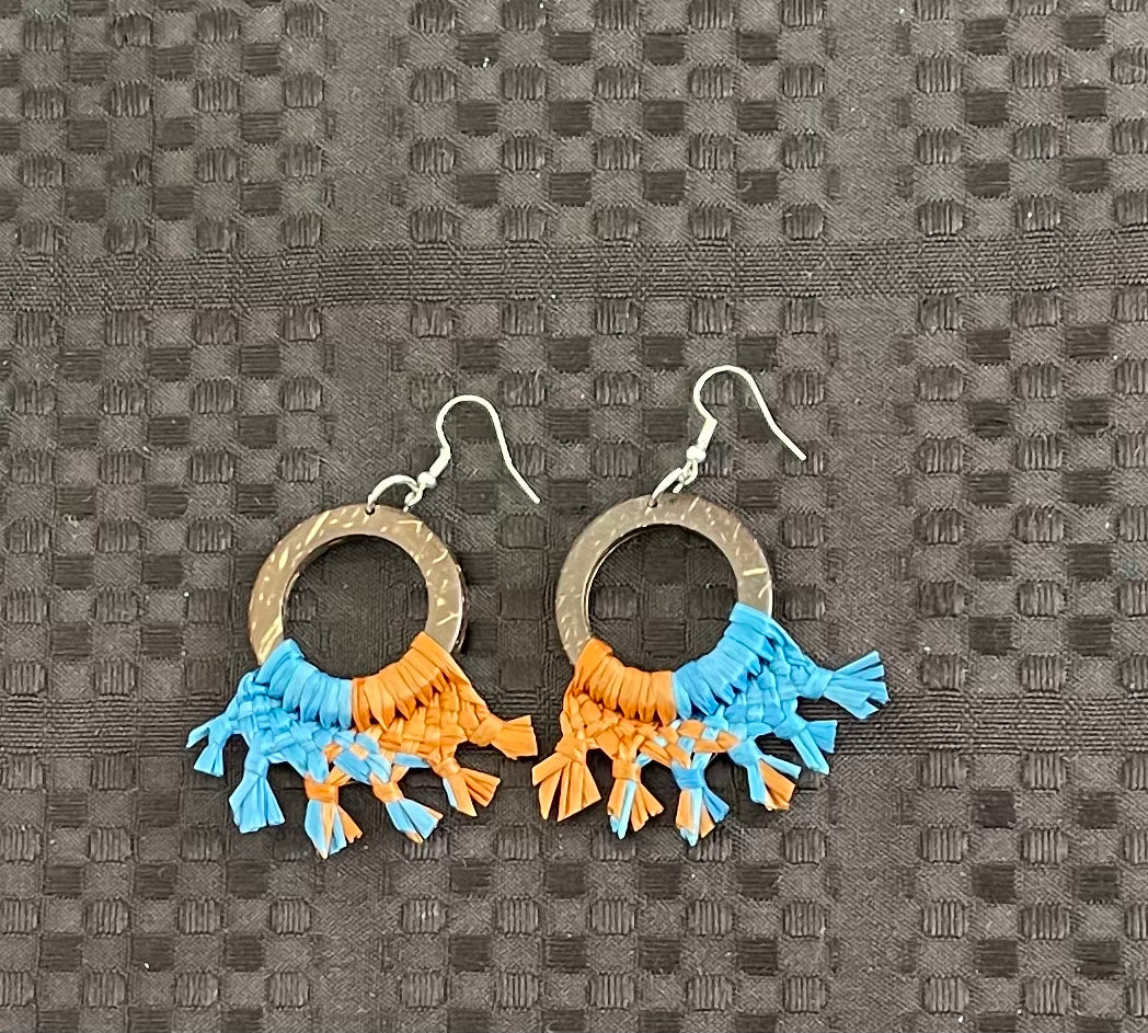 Rarotonga Weaved Earring B