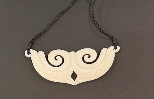 Koro Breastplate - Bone Carving