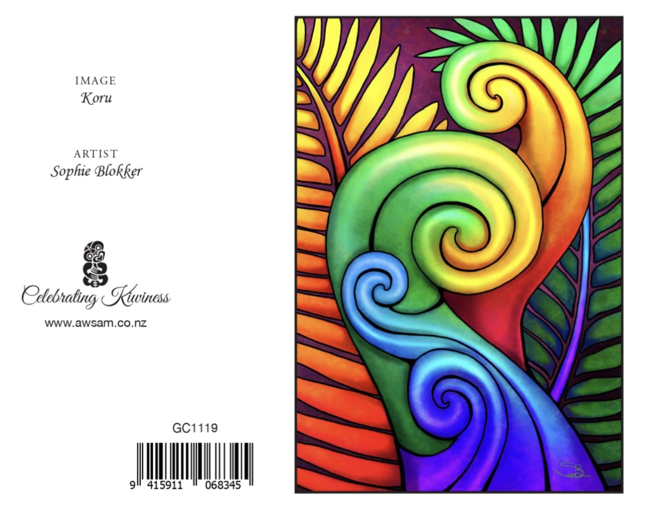 Maori Art Cards by Sophie Blokker
