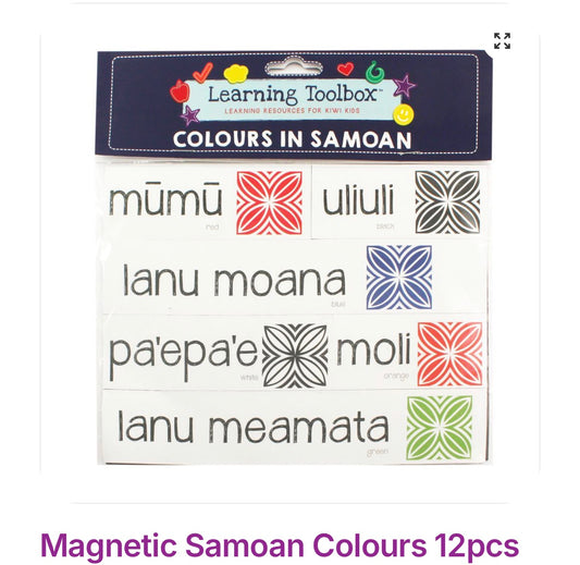 Samoa Language Colours