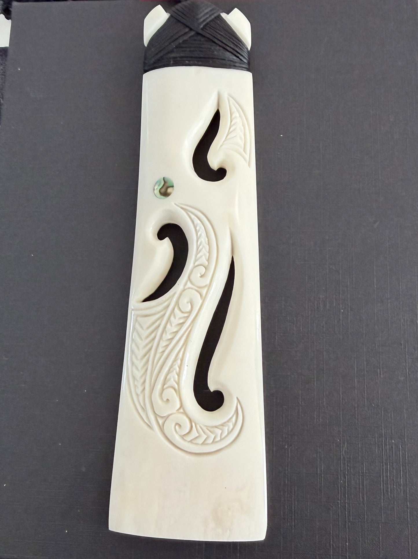 SECOND beef bone carved Toki. Check out the pictures before you buy as they are marked no3