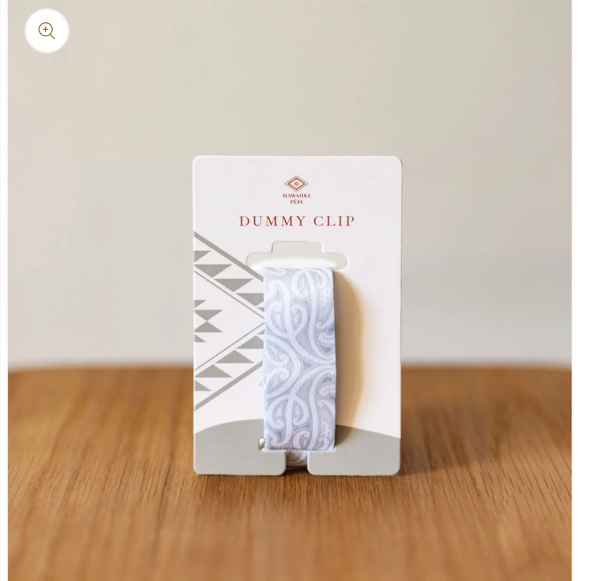 Pepi Dummy Clip - Grey