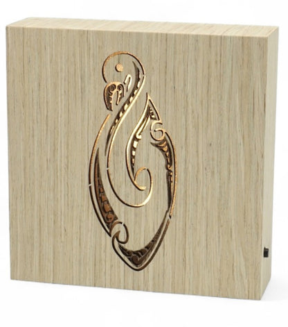 Hook Wooden LED Light - LED Art