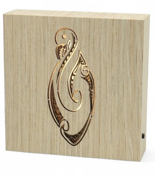 Hook Wooden LED Light - LED Art