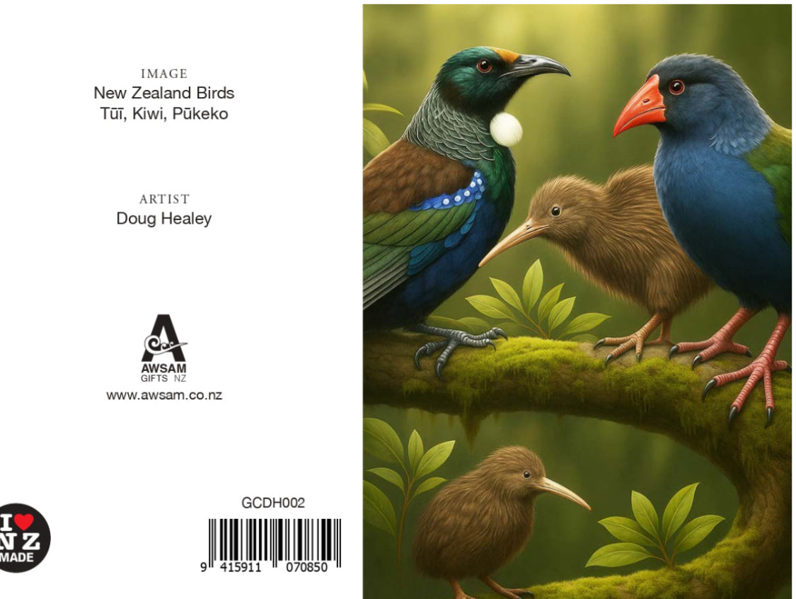 Maori Art cards by Artist Doug Healey