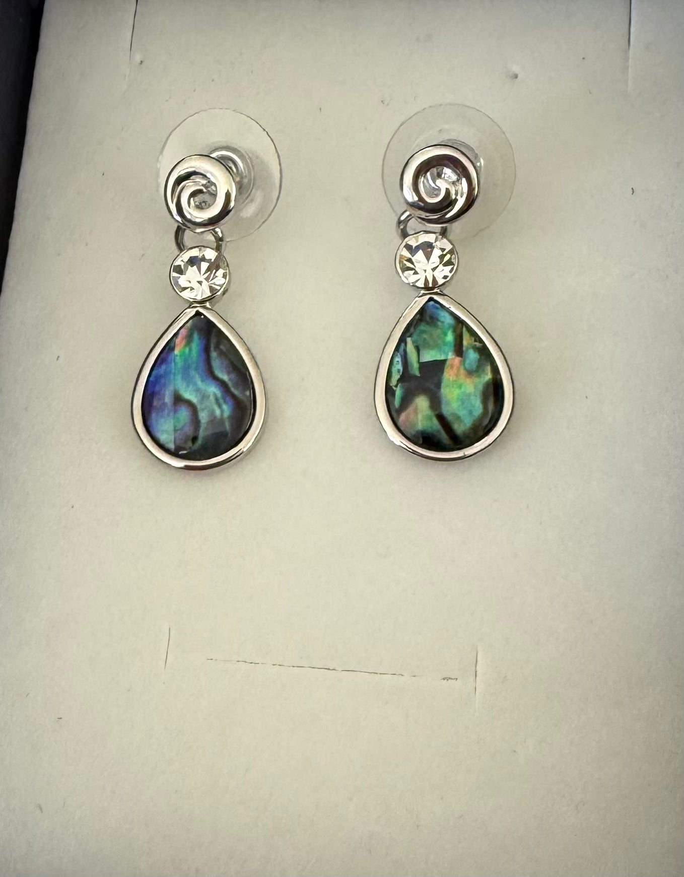 Paua Drop Earrings