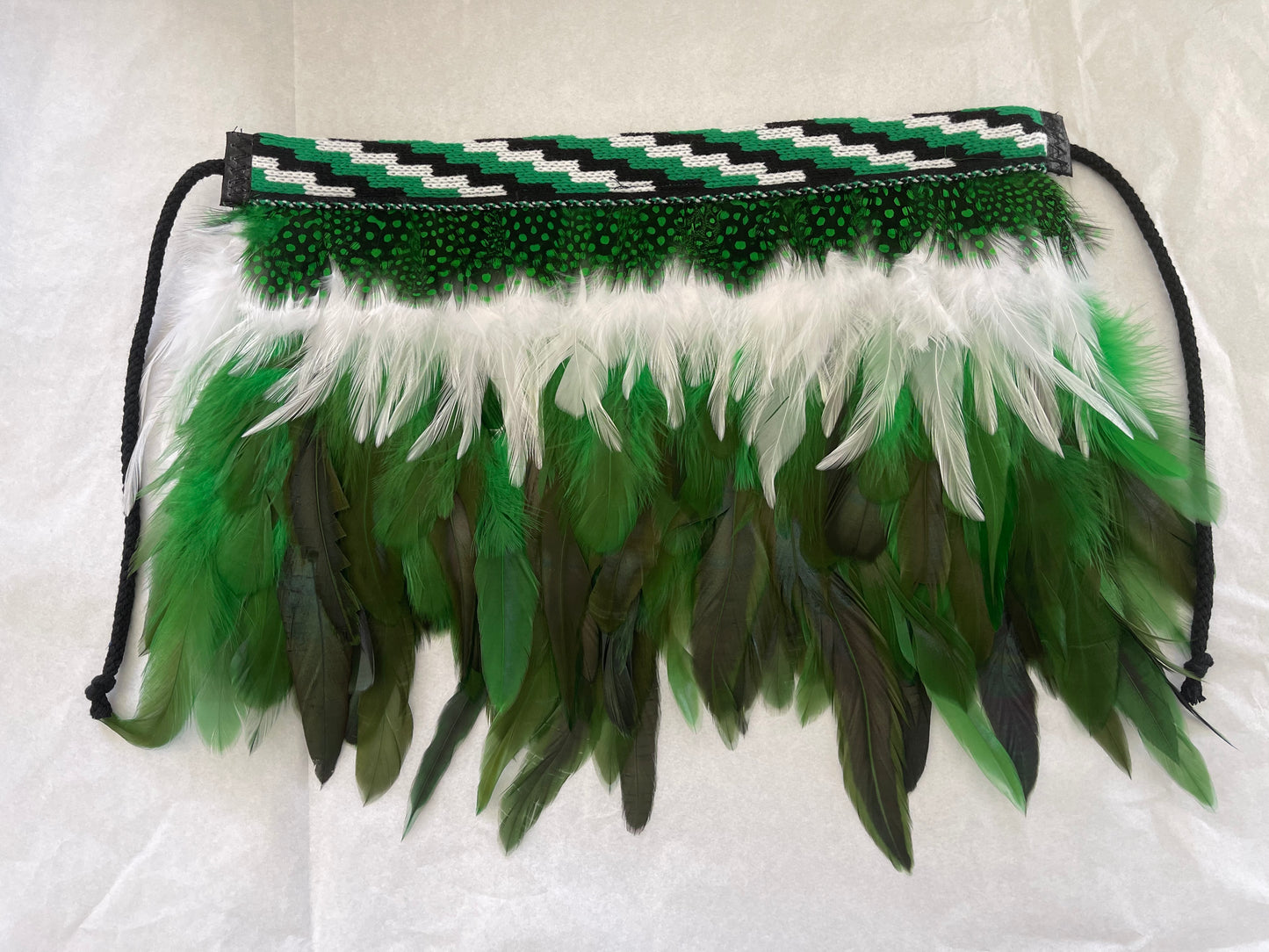 Kakahu - Korowai Emerald  Green On a Stand