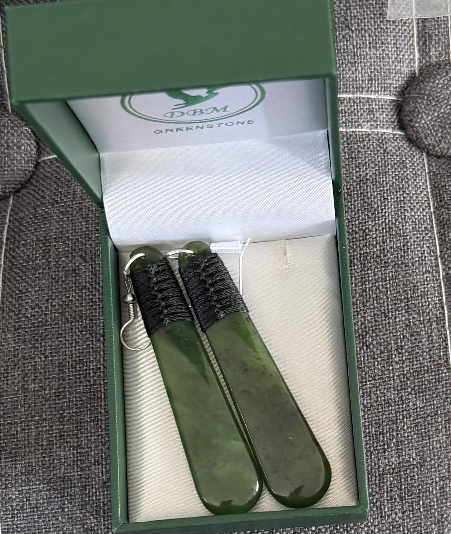 Greenstone Drop Earrings