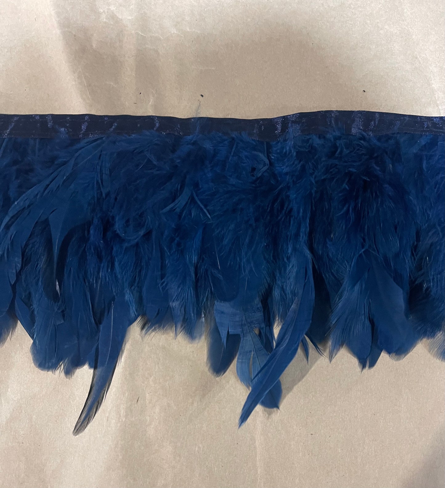 Plain navy blue Coque Feathers