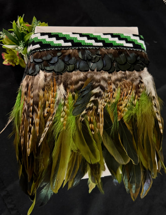 Grass Green Korowai For Urn