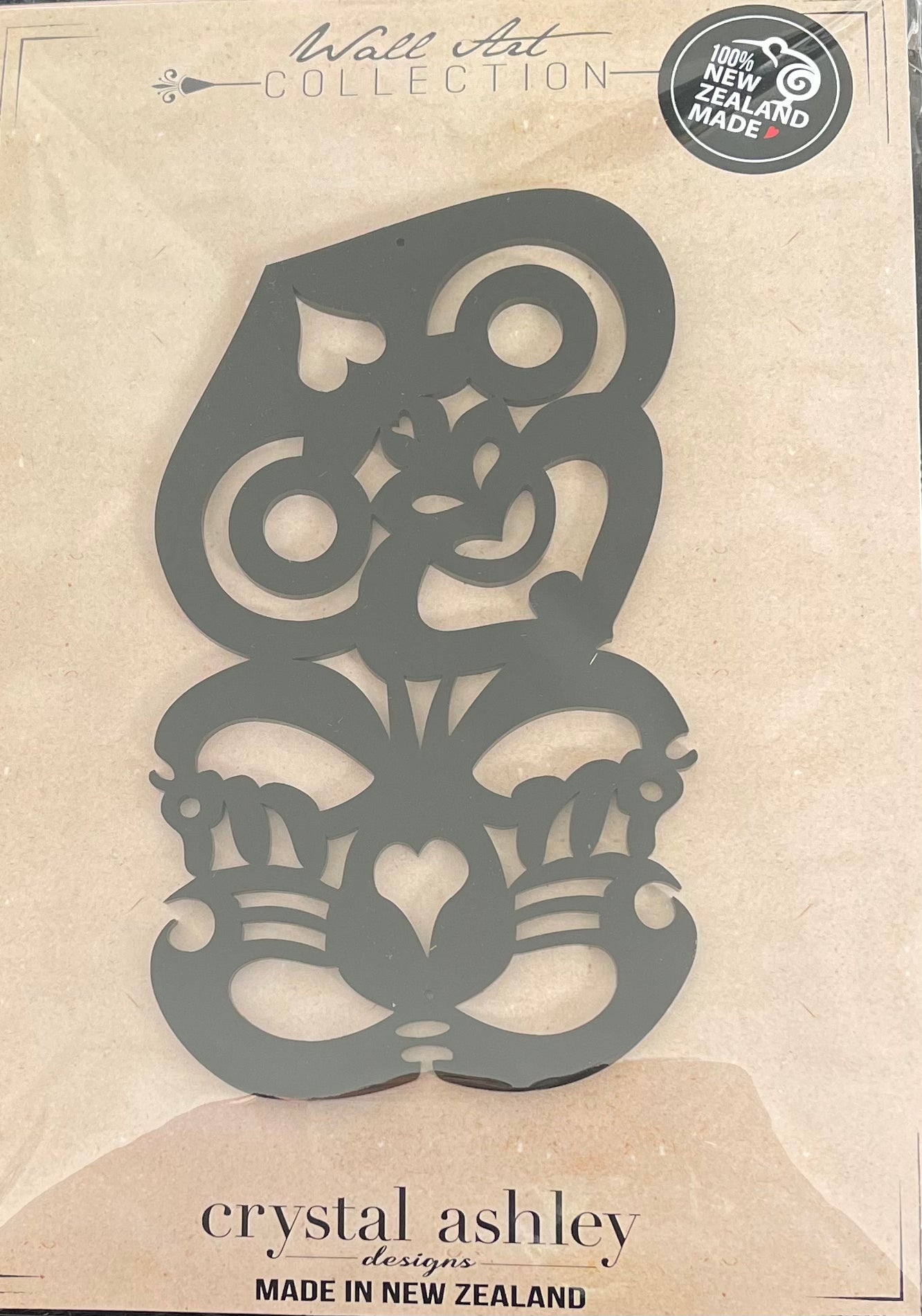 Black Acrylic Hei Tiki Design - Wall Art