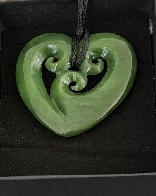 Koru Hearts - Pounamu Necklace