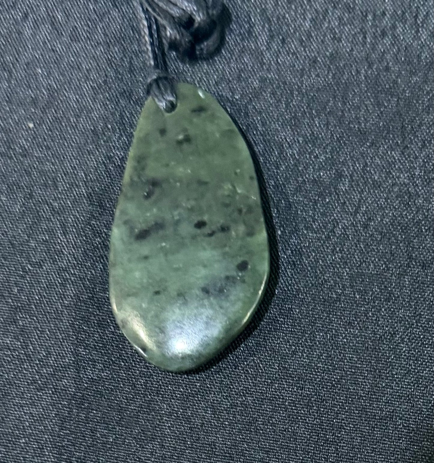 Freeform Greenstone Pendant 4