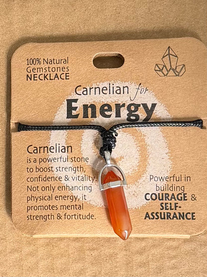 Gemstone Crystal Bracelet and pendant set - Energy