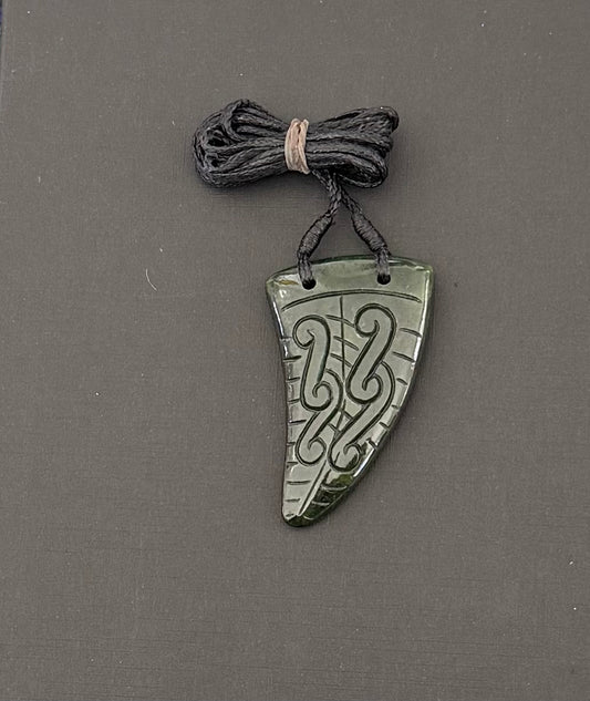 Shark Tooth Greenstone Pounamu Necklace