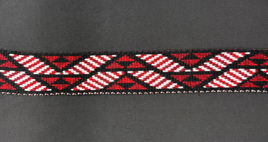 Maroon and Red Mixed Ramona Design - Taniko Band