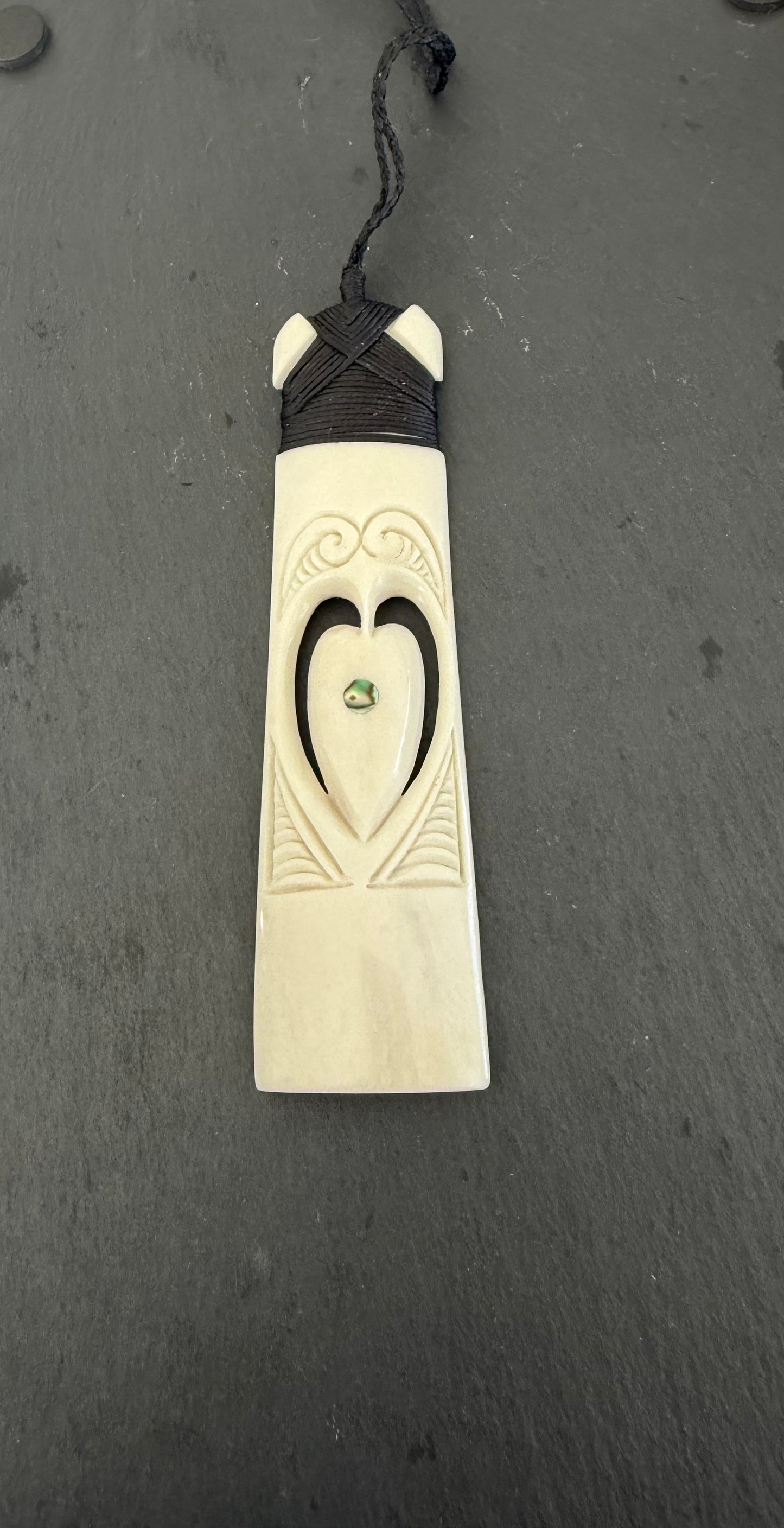 SECONDS Beef Bone Carved Toki. Check out the pictures before you buy as they are marked no 10