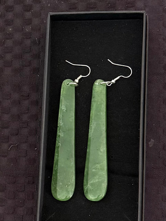 Toki Greenstone Earrings 13