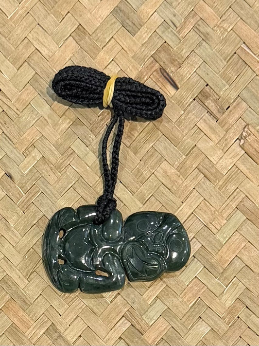 Small Tiki Greenstone Necklace ideal for children