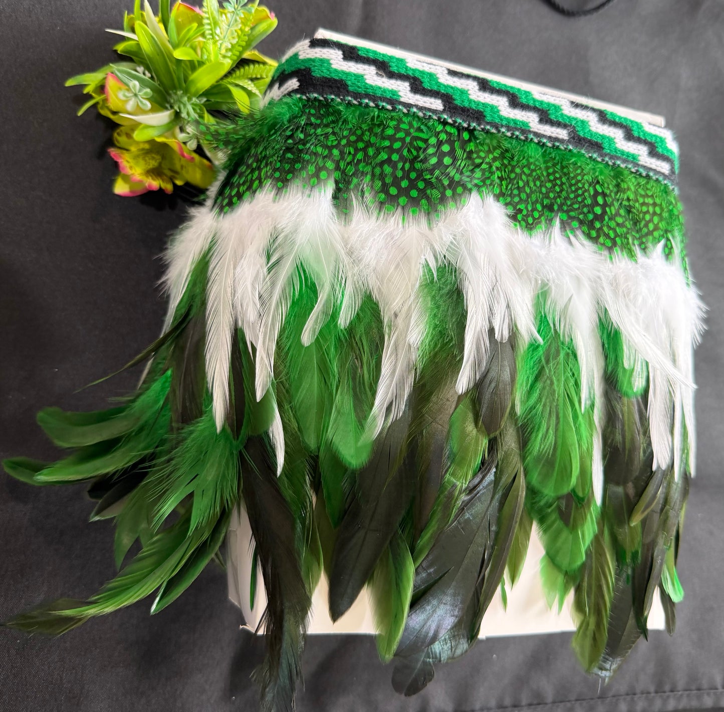 Emerald Green Korowai For Urn