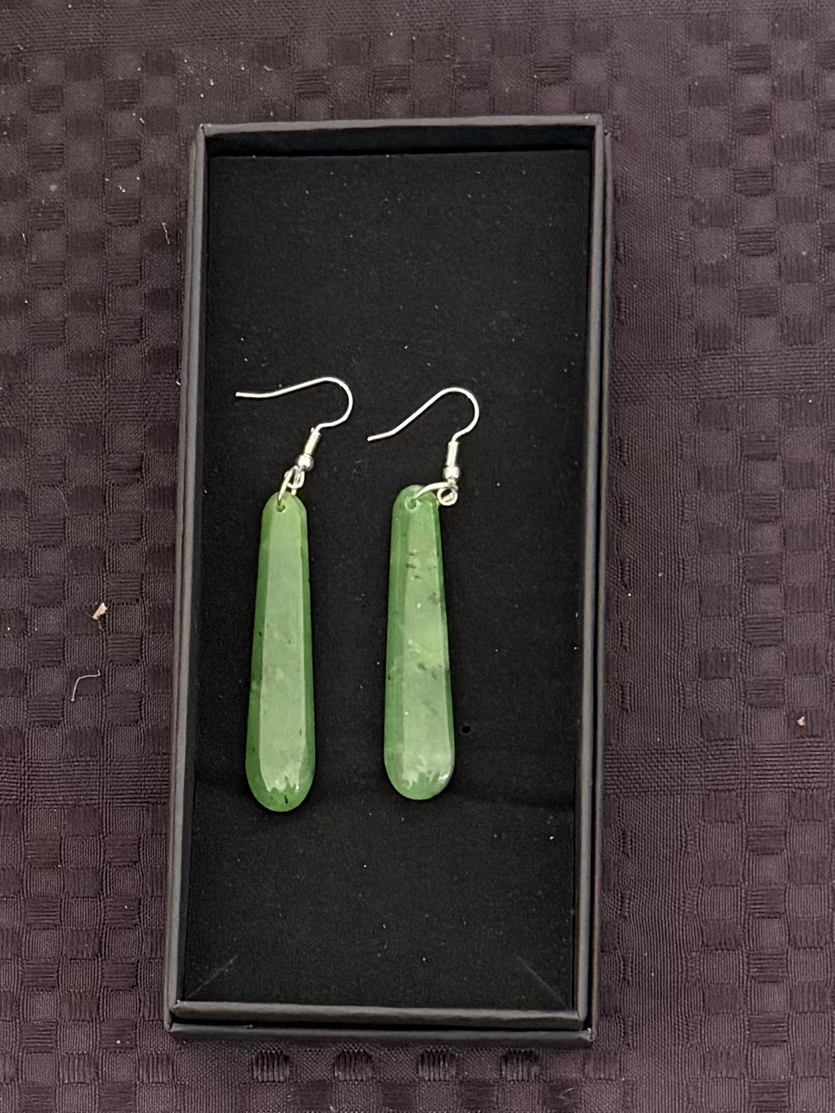 Toki Greenstone Earrings 1