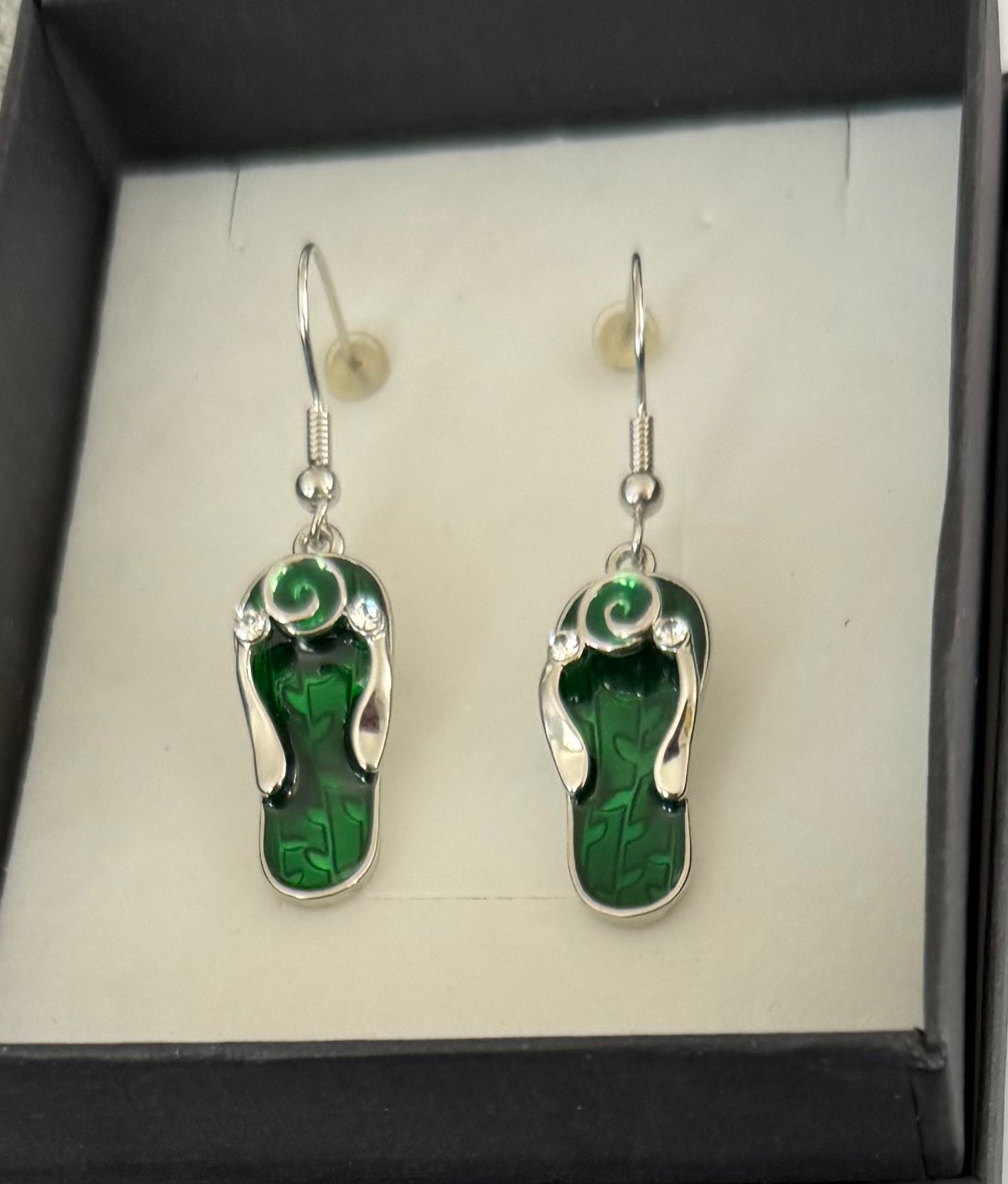 Green Jandal Earrings