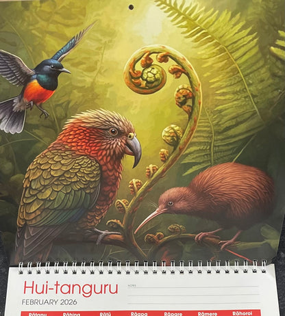 Maori Art 2026 Calendar Artist Doug Healey