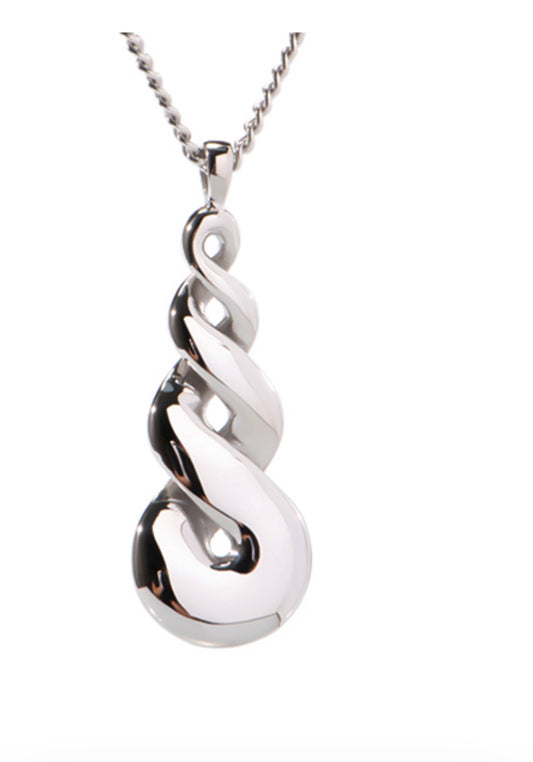Stainless Steel Twist Necklace