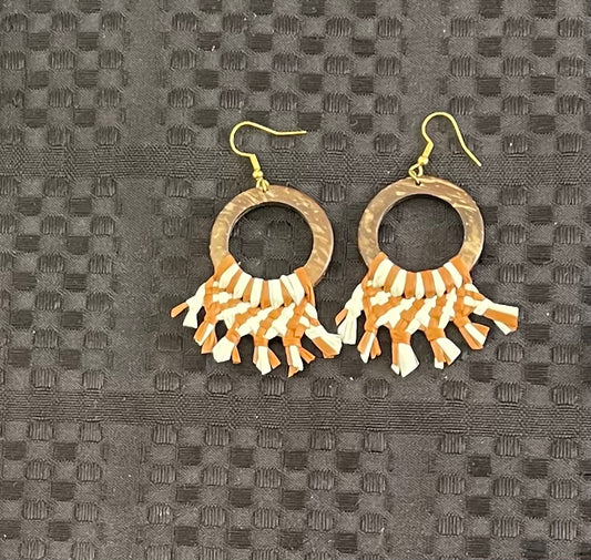 Rarotonga Weaved Earring