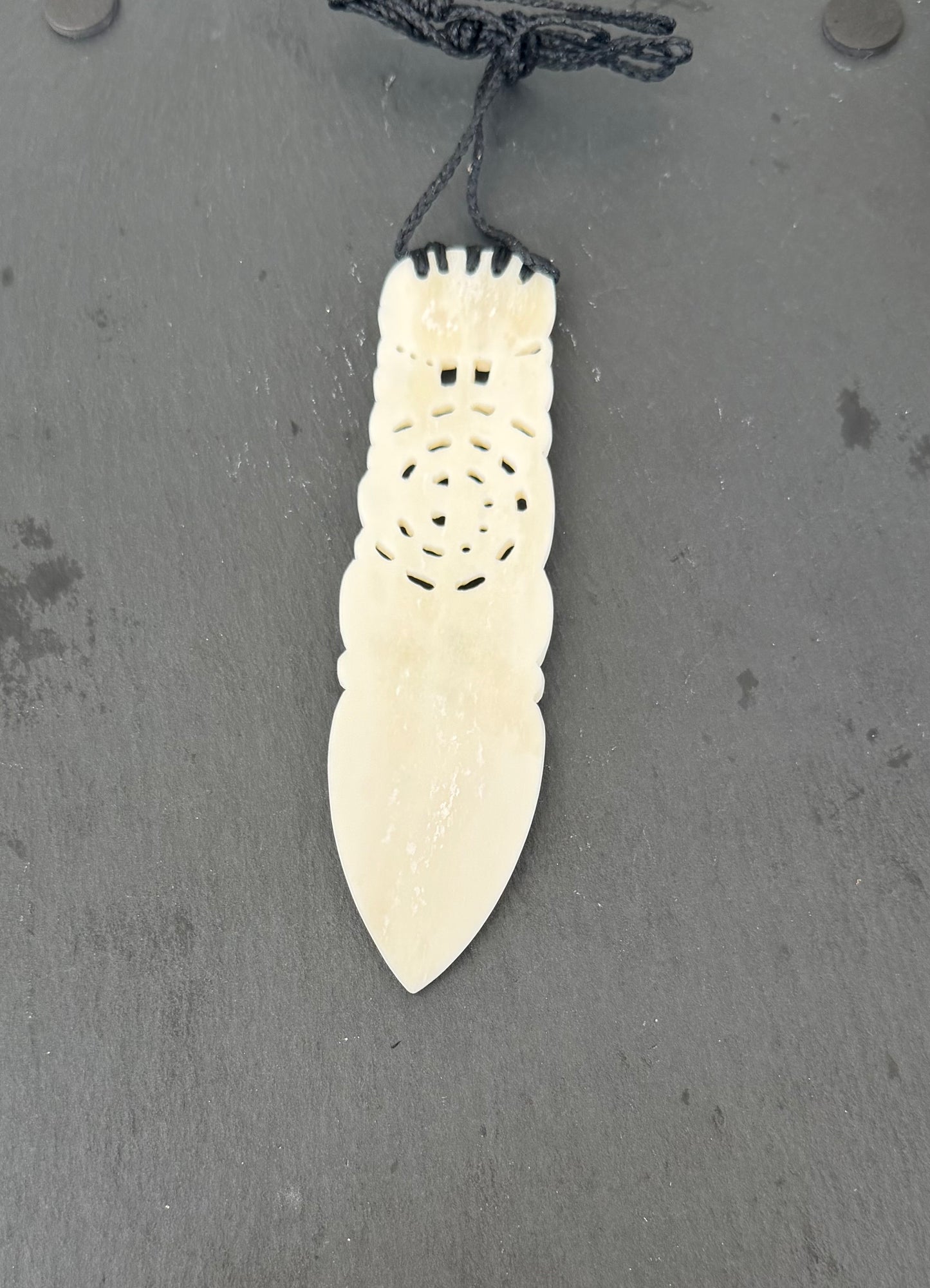 SECONDS Beef Bone Carved Toki. Check out the pictures before you buy as they are marked no 8