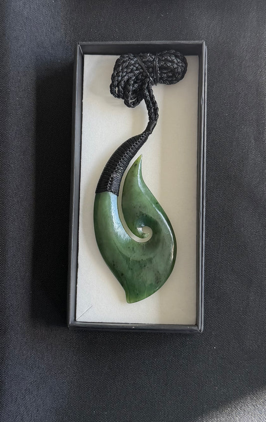 Hook Greenstone Necklace