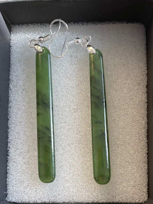 Pole Greenstone Earrings