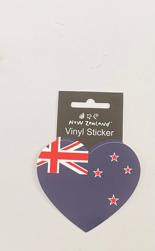 New Zealand NZ Heart - Vinyl Sticker