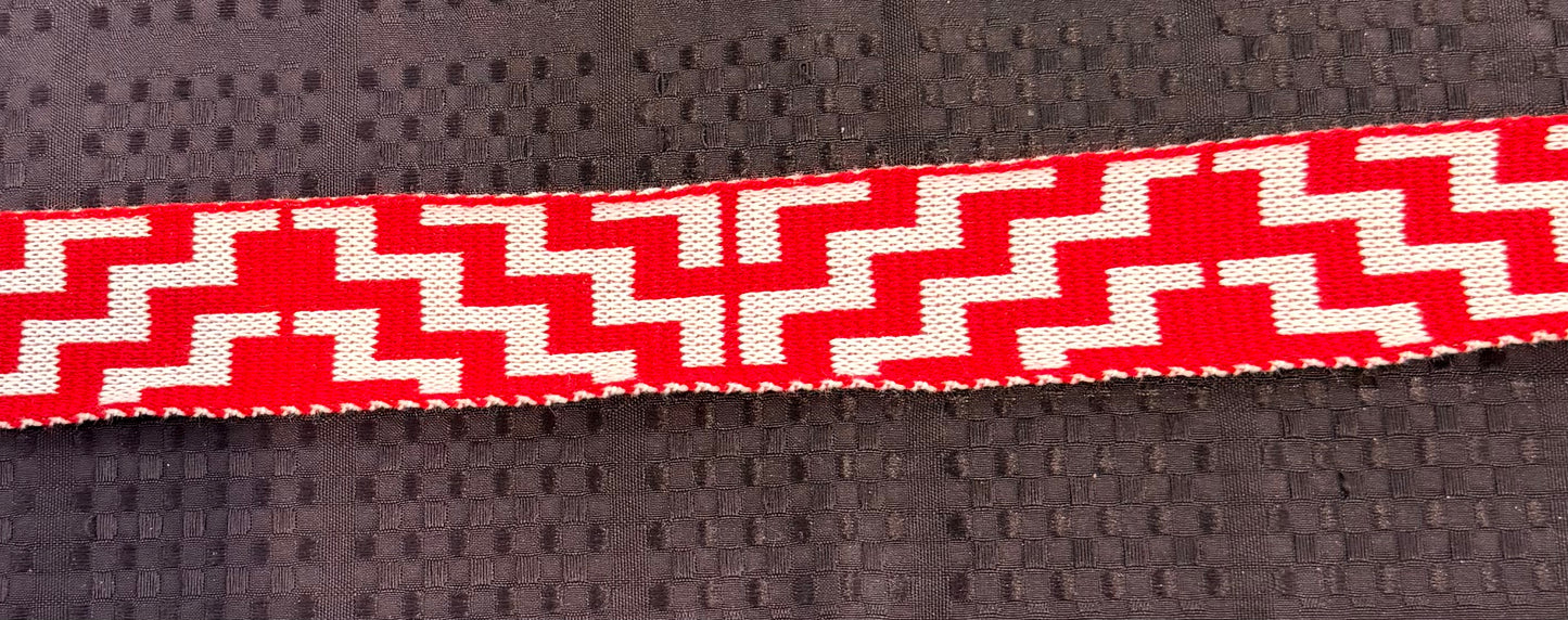 True Poutama Design Taniko Band 2.5in red