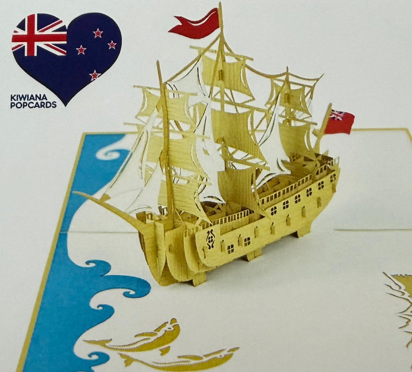 NZ HMS Endeavour Captain Cook Boat