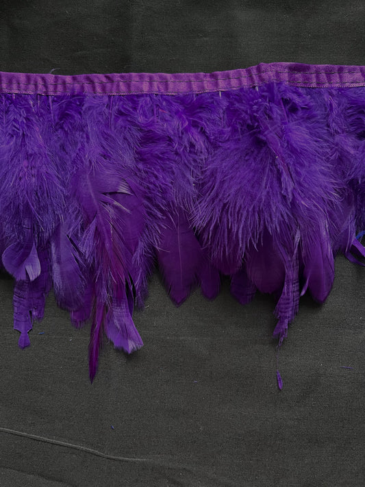 Plain purple Coque Feathers