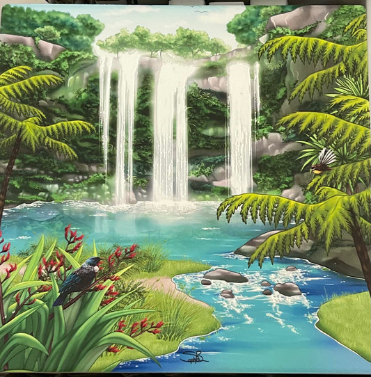 Whangārei Falls Ceramic Wall Art