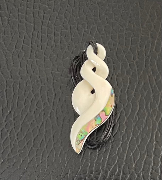 Twist Necklace - Bone Carving