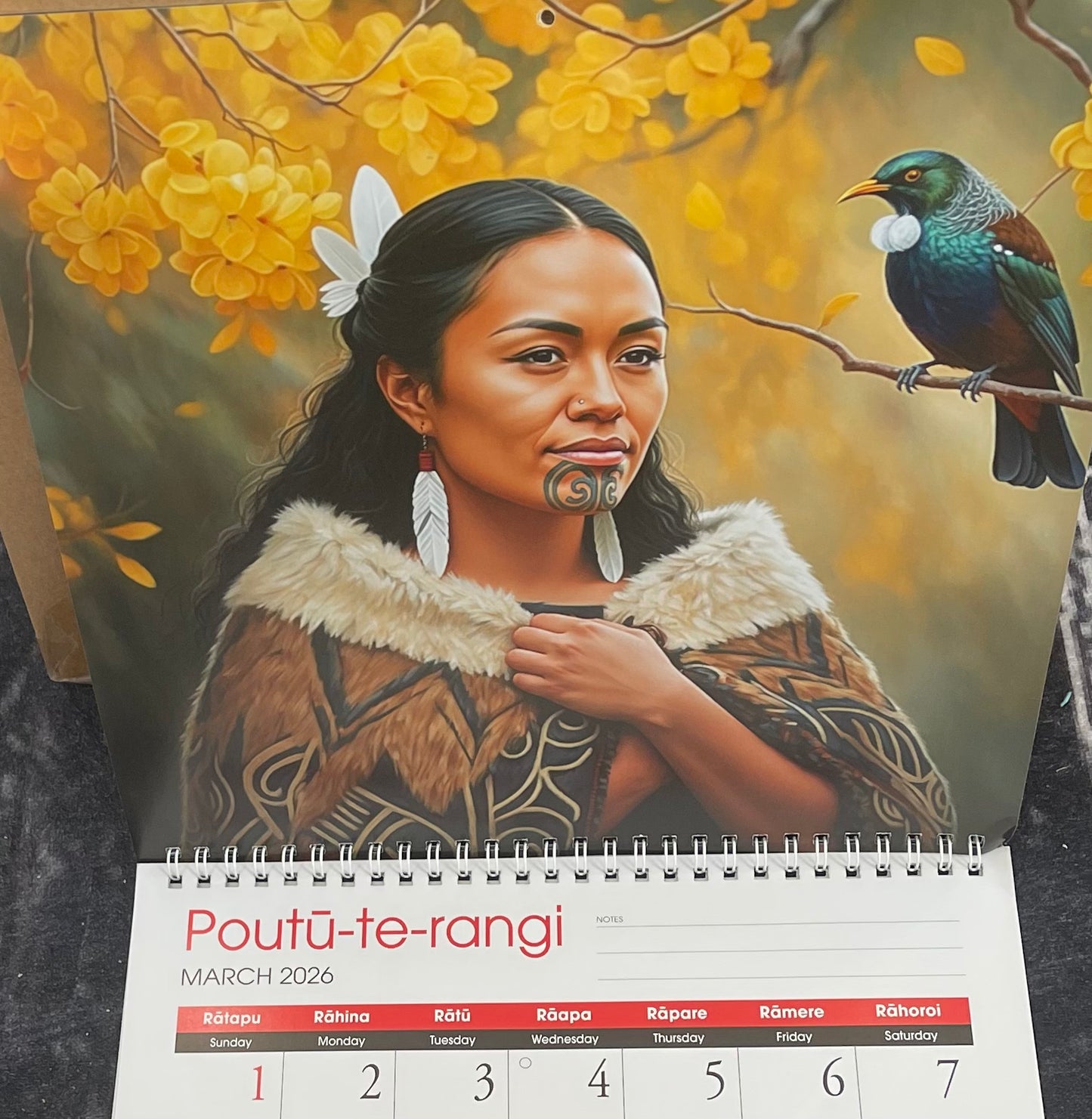 Maori Art 2026 Calendar Artist Doug Healey