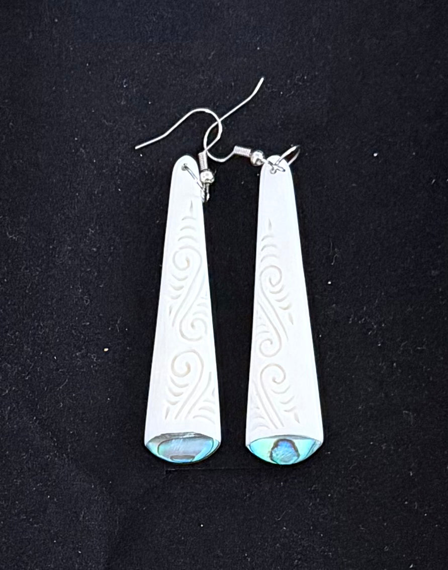 Drop Bone Earrings