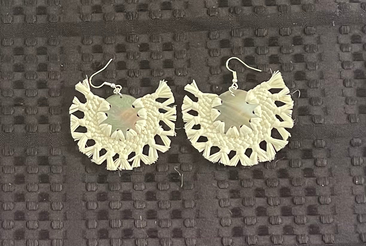 Rarotonga Weaved Earring B