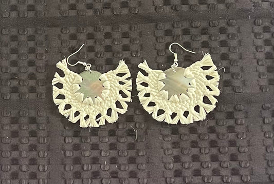 Rarotonga Weaved Earring B