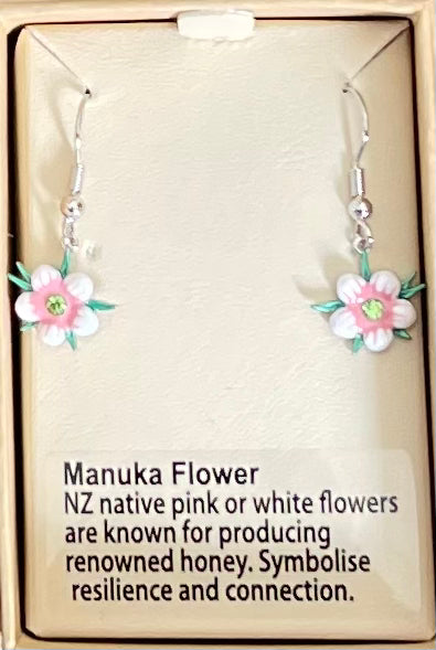 Manuka Flower Design Earrings
