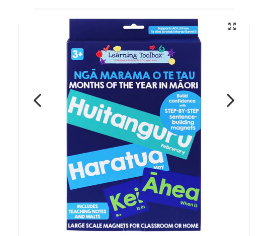 Maori Months of the Year - Magnets