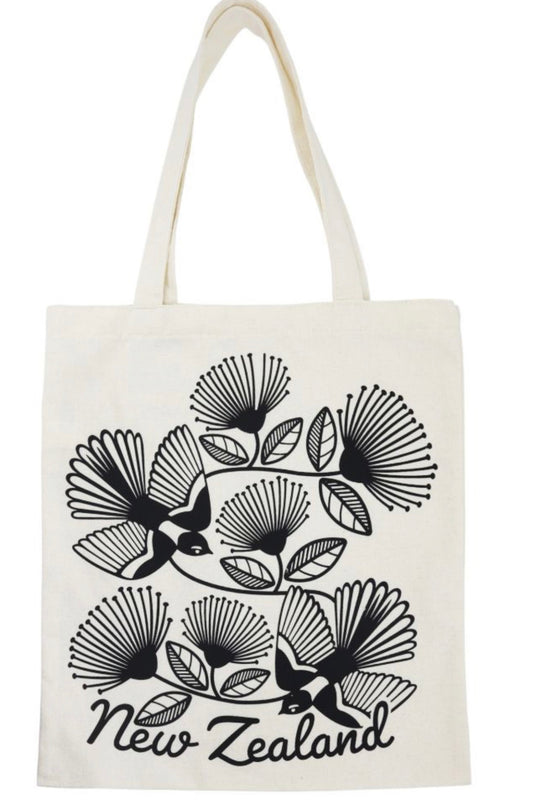 New Zealand - Canvas Design Shopping Bag