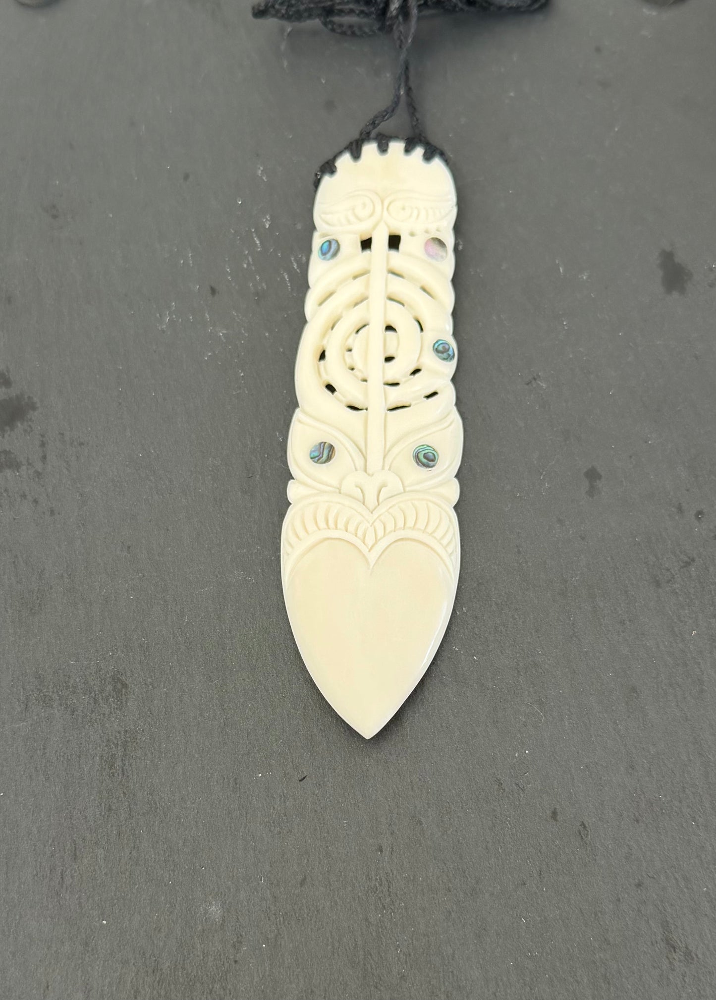 SECONDS Beef Bone Carved Toki. Check out the pictures before you buy as they are marked no 8